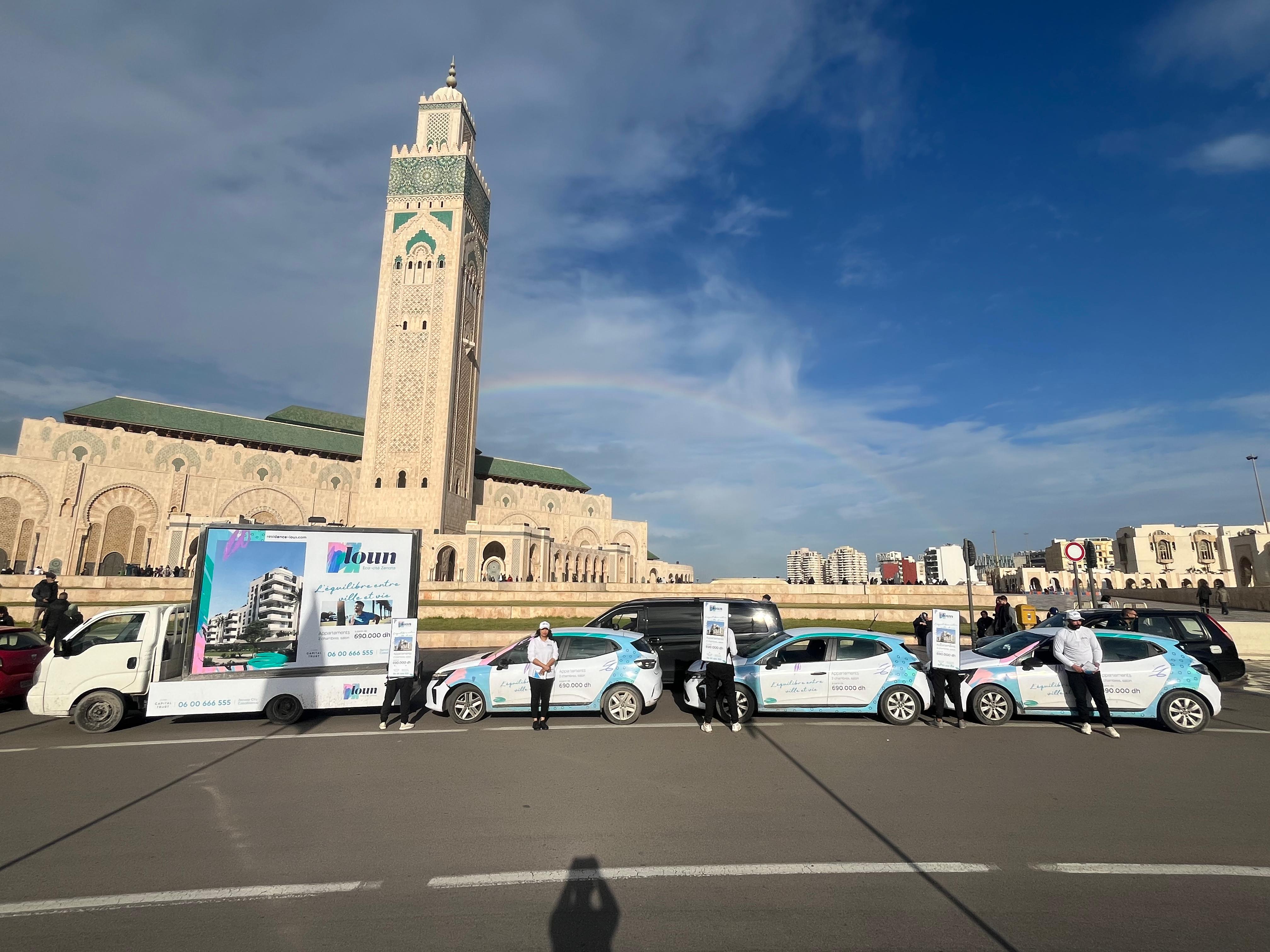 Notre flotte de camions publicitaires